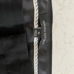 Banana Republic Black Ankle Cropped Pants - Avery